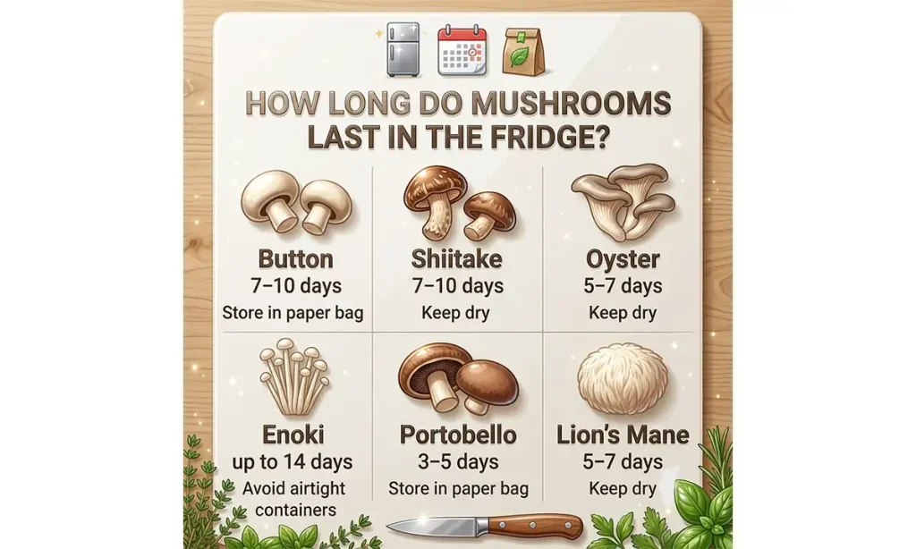 How Long Do Mushrooms Last in the Fridge